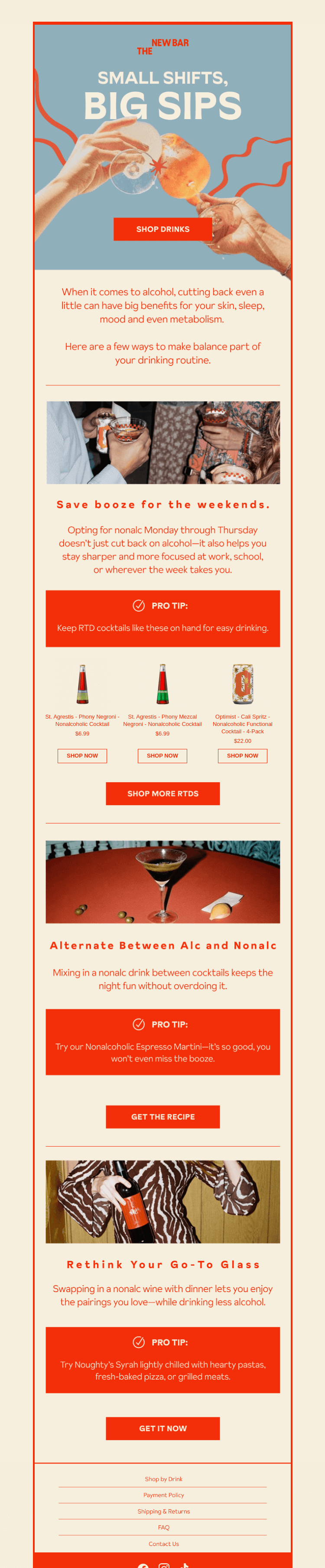 Письмо компании «The New Bar» на тему «Little changes = big benefits»