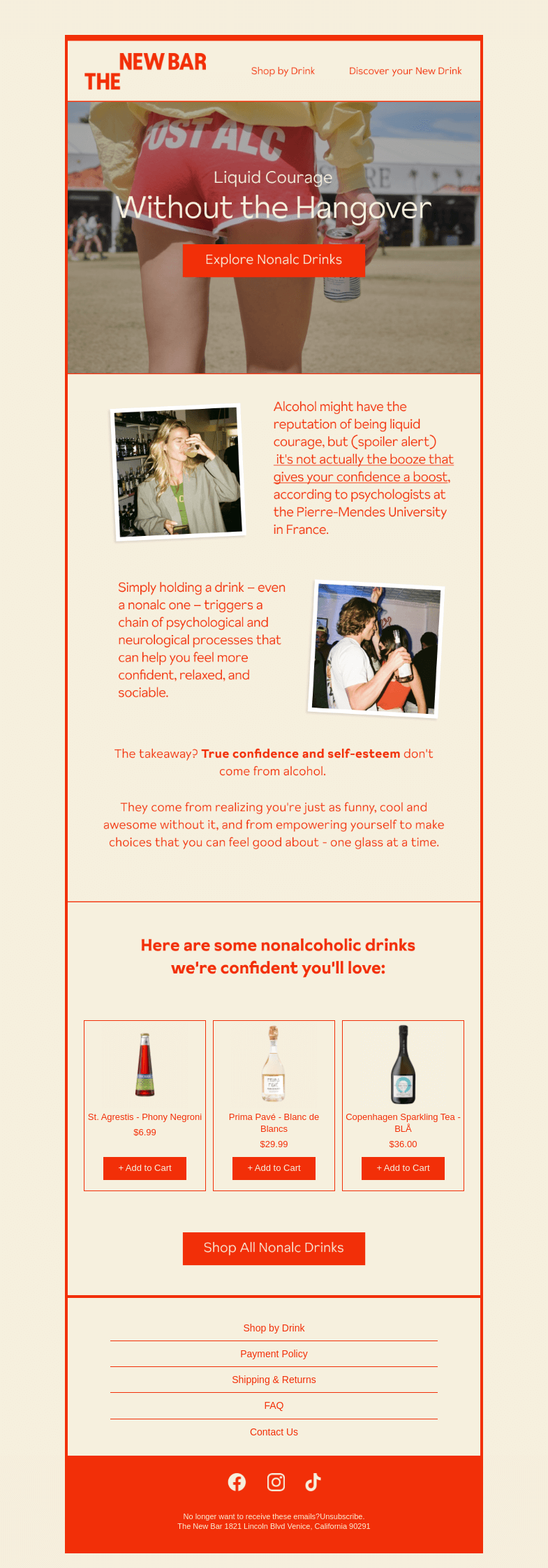 Письмо компании «The New Bar» на тему «How to boost your confidence»