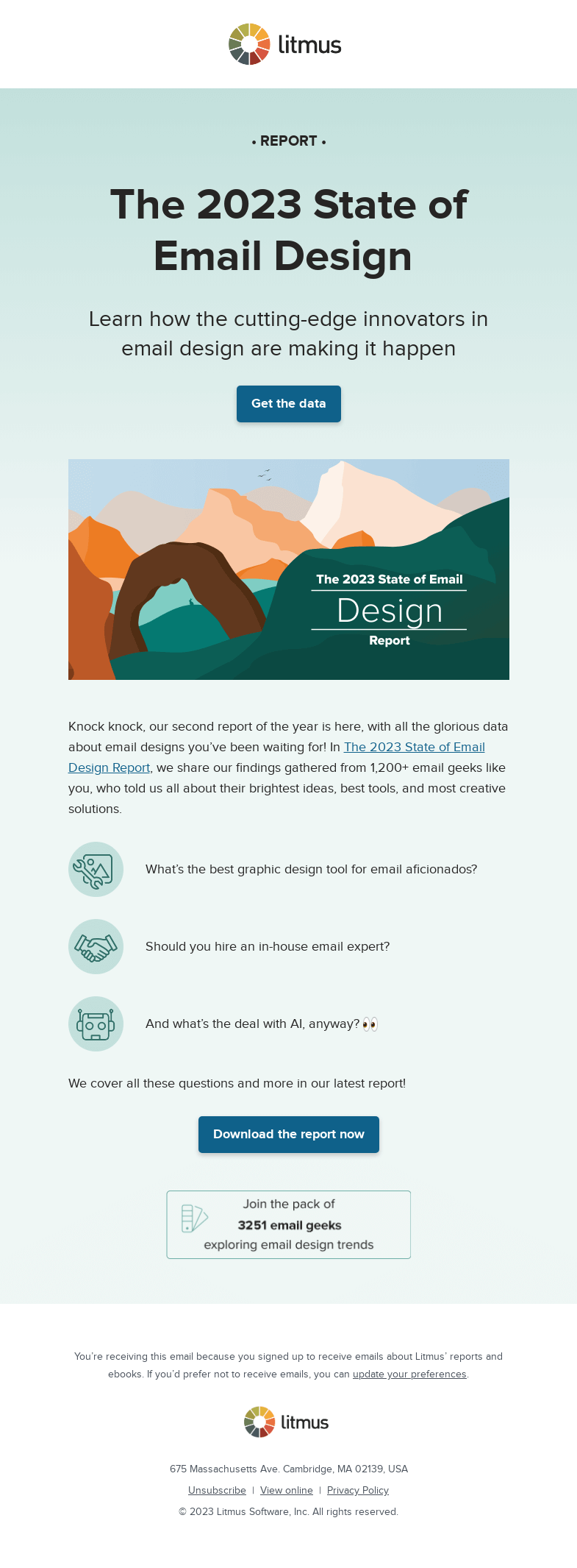 Письмо компании «Litmus» на тему «Email designers’ favorite tips, tricks, and tools of the trade are…»