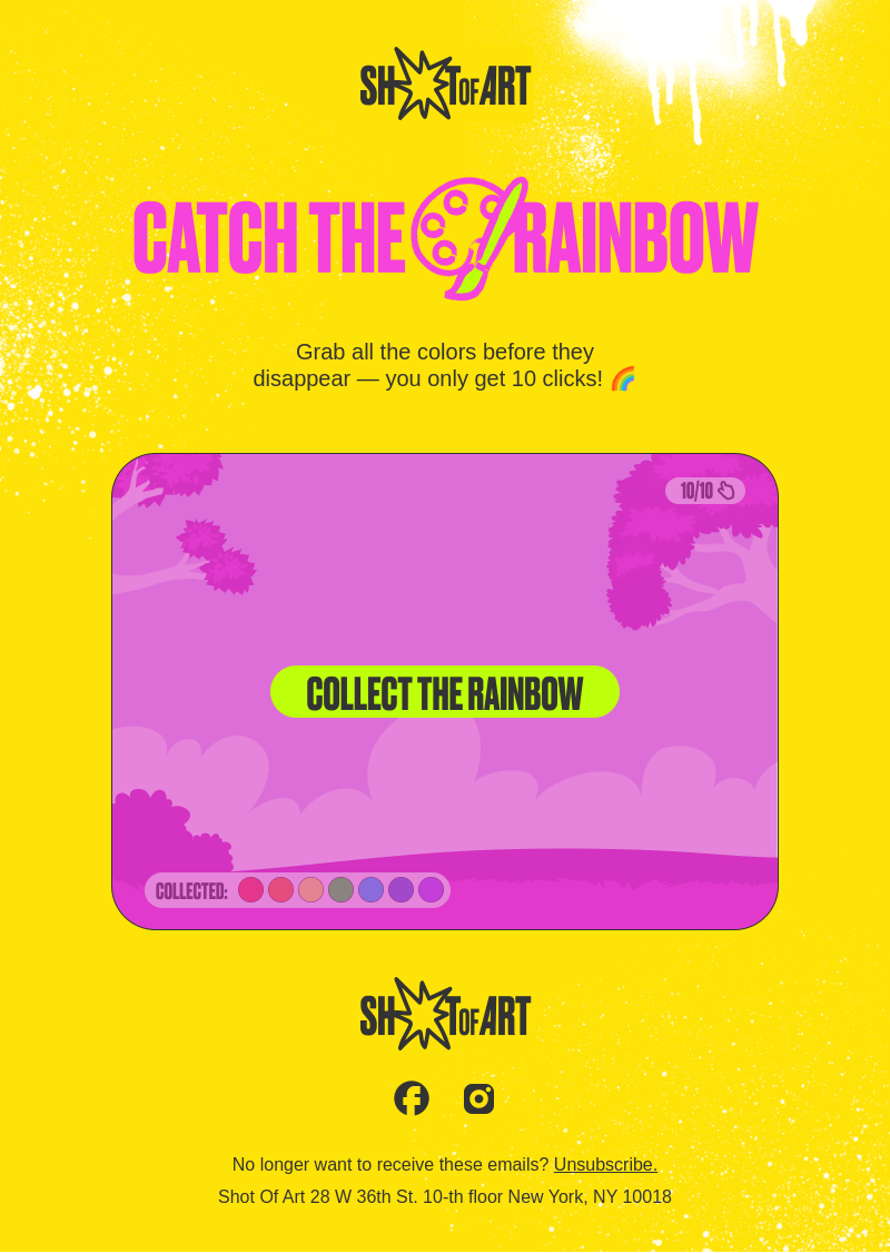 Письмо компании «Shot Of Art» на тему «🤩 Watch out! Paint’s»