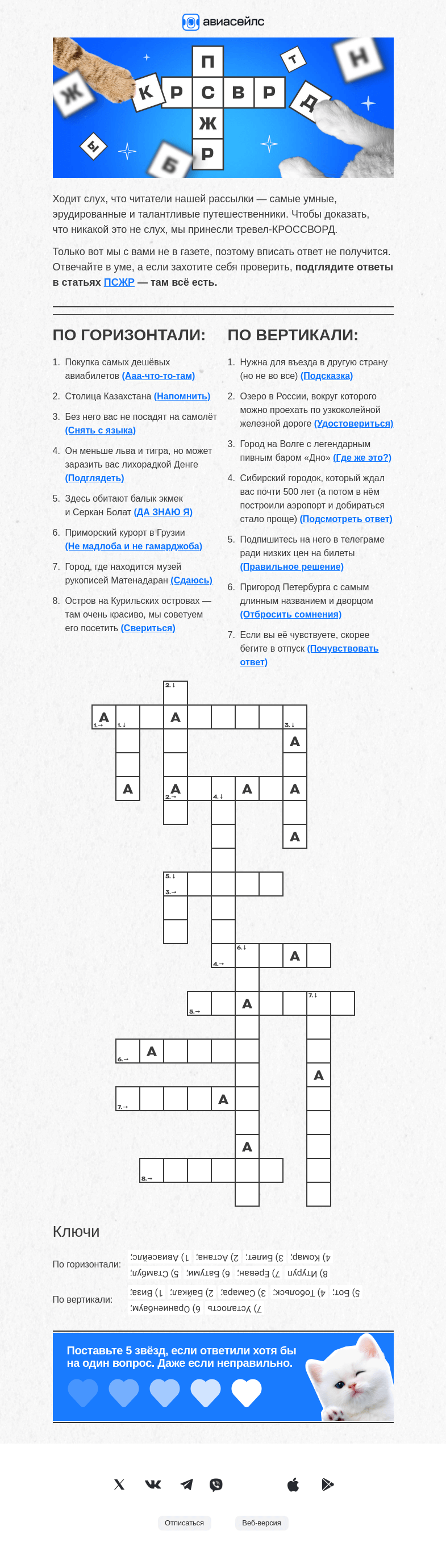 Письмо компании «Авиасейлс» на тему «КРСВРД ПСЖР»