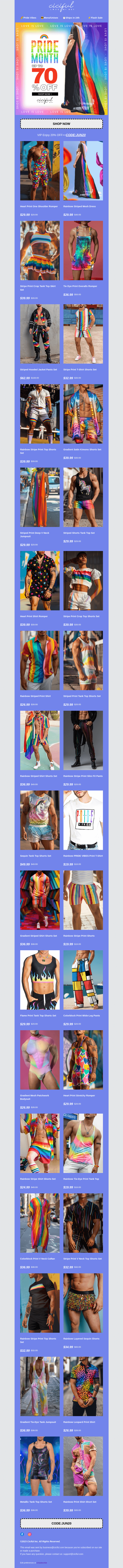 Письмо компании «Ciciful» на тему «🌈Protect Our Pride💪Be who you are»